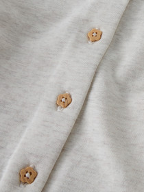 NAME IT Sweat Cardigan Tilla Peyote Melange